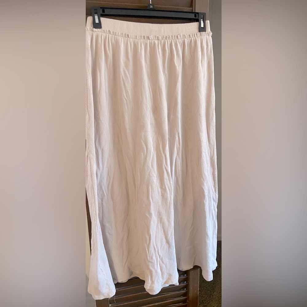 Jay Basics Sz XL - Elastic Waist Waffle Knit Skirt